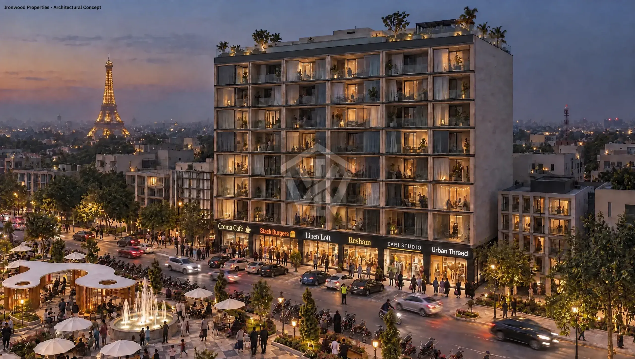 Grand 15: Apartments & Shops on Easy Installments in Downtown Bahria Town Lahore