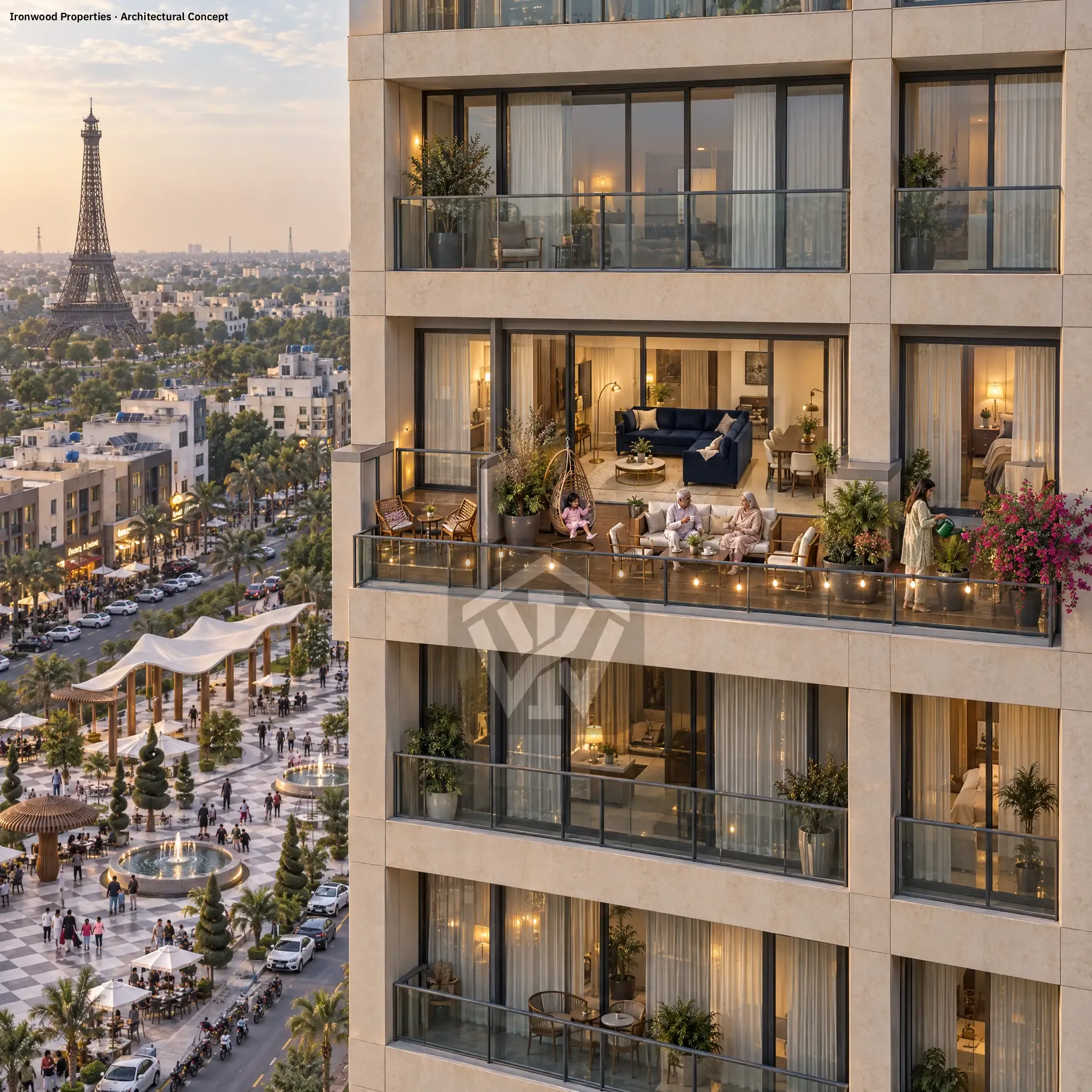 3-Bedroom Apartments at Grand 15, Bahria Town Lahore